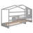 Wood House Bed-126770188