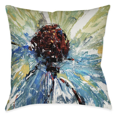  Coussin décoratif intérieur / extérieur Tricolor Daisy