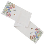Lenox Butterfly Meadow Garden Embroidered Runner