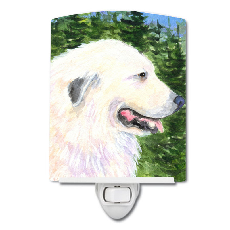 Éclairage de nuit en céramique great pyrenees