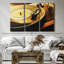 «Spinning Vinyle», 3 pièces sur toile-98562639