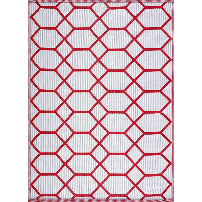 Darquan Geometric Indoor / Outdoor Rug, Rectangle 5' x 7'