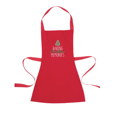 Christmas Solid Cotton Childrens Apron