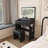 New Large Mirror Vanity Desk for Bed room , Modern Makeup Vanity Set with Power Outlet and Hair dryer holder, 5 Drawers , 3 Lighting Color Adjustable Dressing Table for Bedroom, Black Color-417225400