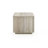 Totka Faux Travertine Square End Table