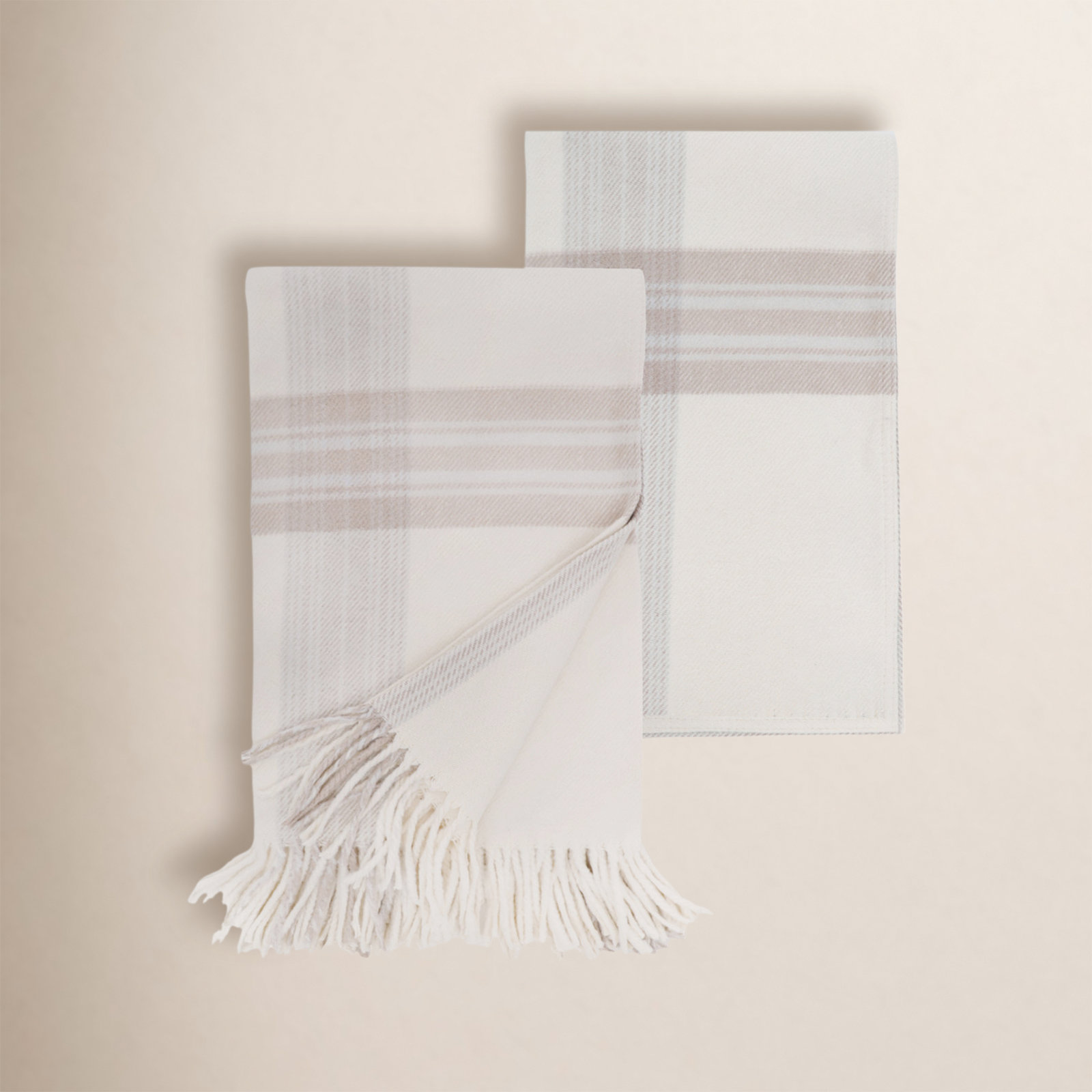 Geneva Cotton Hand Woven Throw Blanket, Twin