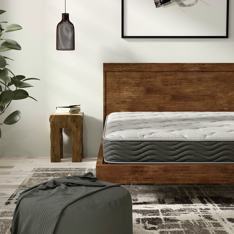 Matelas hybride ferme avec ressorts ensachés, Lit simple