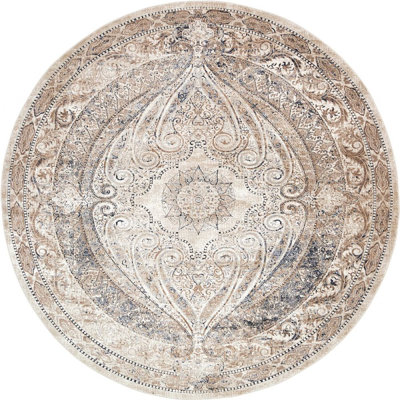 Tapis oriental brun clair Parrado