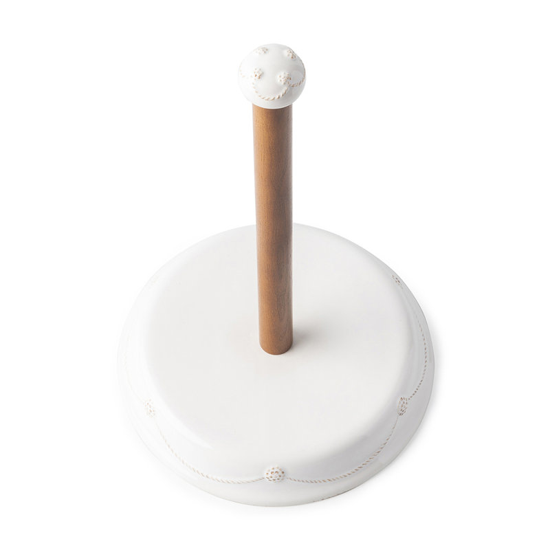Berry & Thread Paper Towel Holder - Whitewash/Brown