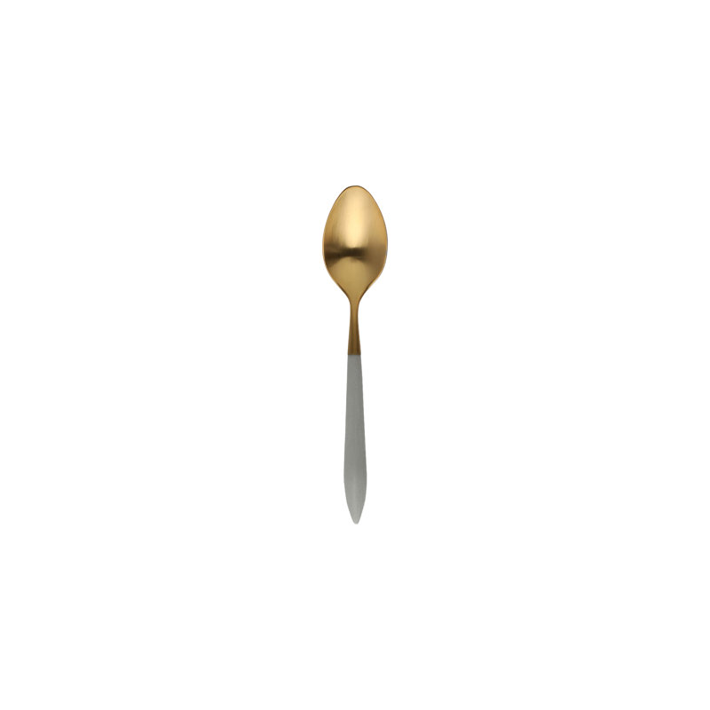 Cuillère Ares Oro Demitasse, Gris clair / doré