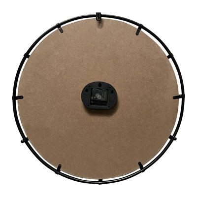 Marcella Round Wood Farmhouse Style Wall Clock