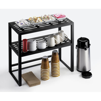 2 Tier Iron Hutch Display