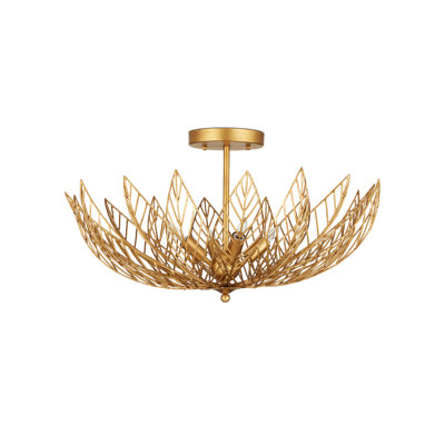 Plafonnier semi-encastré Leaflace