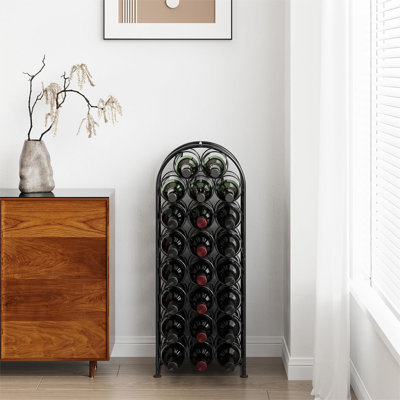Wine Bottle Rack in Black
