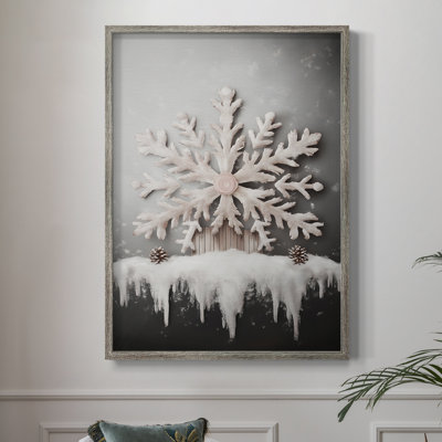 Art des Fêtes de Noël - Série 2 - CECLVII, reproduction encadrée - bois massif