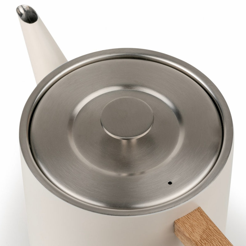 Bredemeijer 1100ml Stainless Steel, White