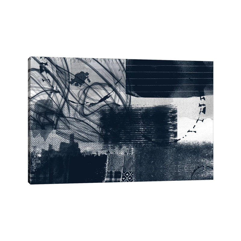 Different Strokes II by Sheldon Lewis - Print on Canvas, 66.04cm H x 101.6cm W x 3.81cm D, Wrapped Canvas