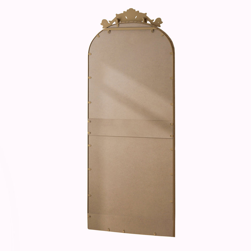 58"x24" Arched Full Body Mirror, Bronze