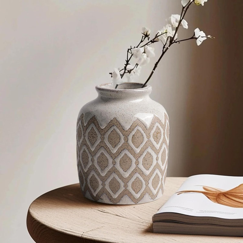 Bohemian Style Ceramic Vase