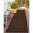 Checkered Dark Gray/Natural Easy-Care Jute-Style Indoor/Outdoor Flat Woven Area Rug-1506320488-1506320489