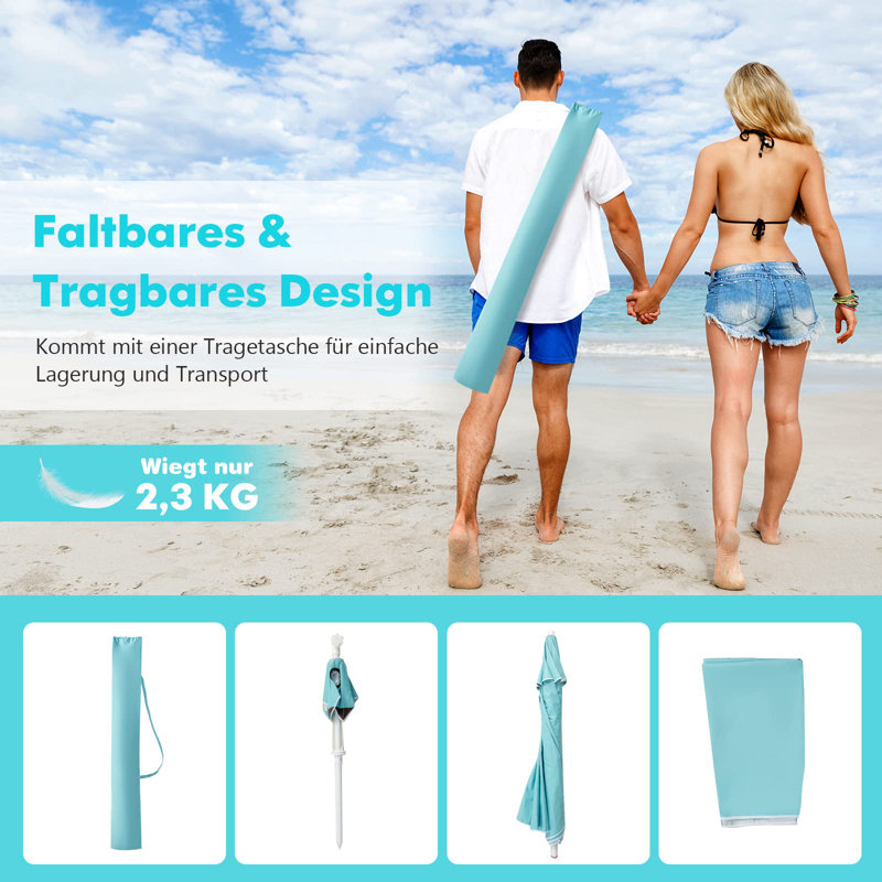Annelisse 176cm Beach Parasol
