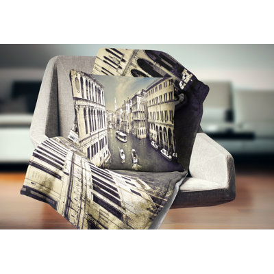 Reversible Throw Pillow