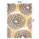 Floral Yellow/Dark Gray/Ivory Area Rug