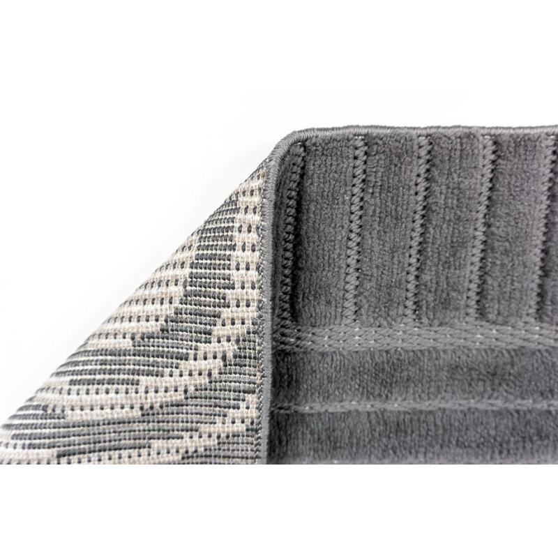 Tapis décoratif doux antidérapant Lamoreaux, Rectangle 2 pi 8 po x 4 pi