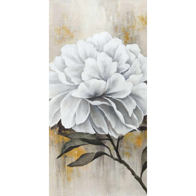 White peony - 15.75"x31.50" Desk mat