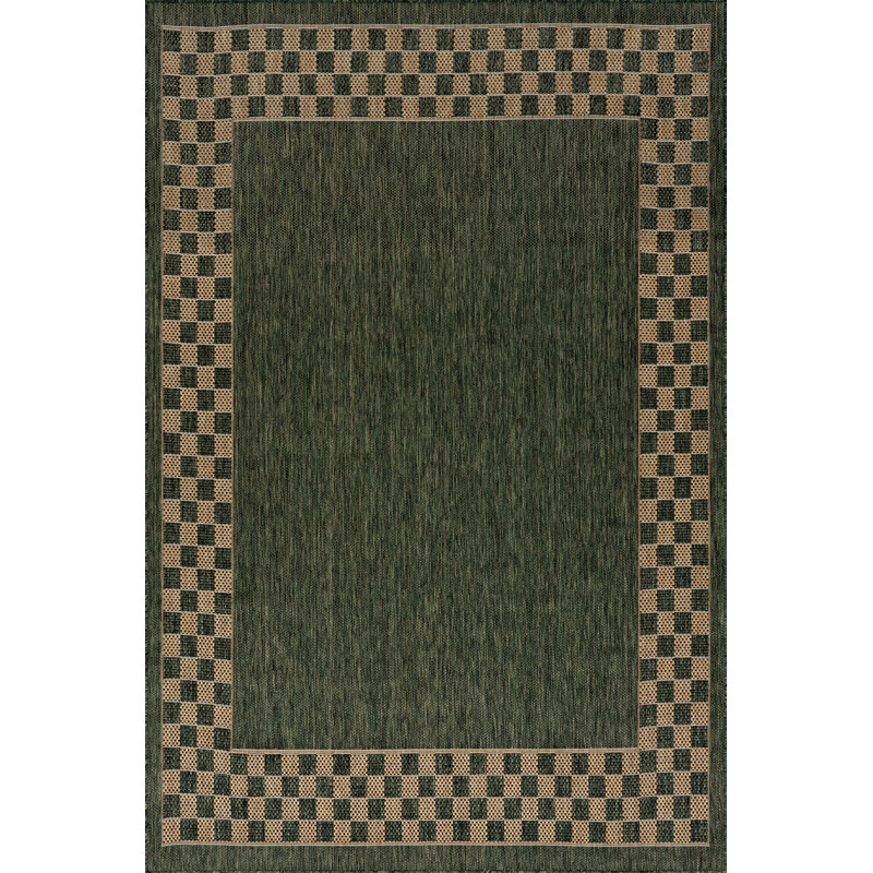  Tapis intérieur / extérieur Larelle, Vert, Rug Size