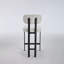 Ensemble de 2 chaises de salle à manger, tabourets de bar, tabourets de bar modernes à hauteur de comptoir en tissu, chaises d'îlot de cuisine avec pieds en métal-1012379676
