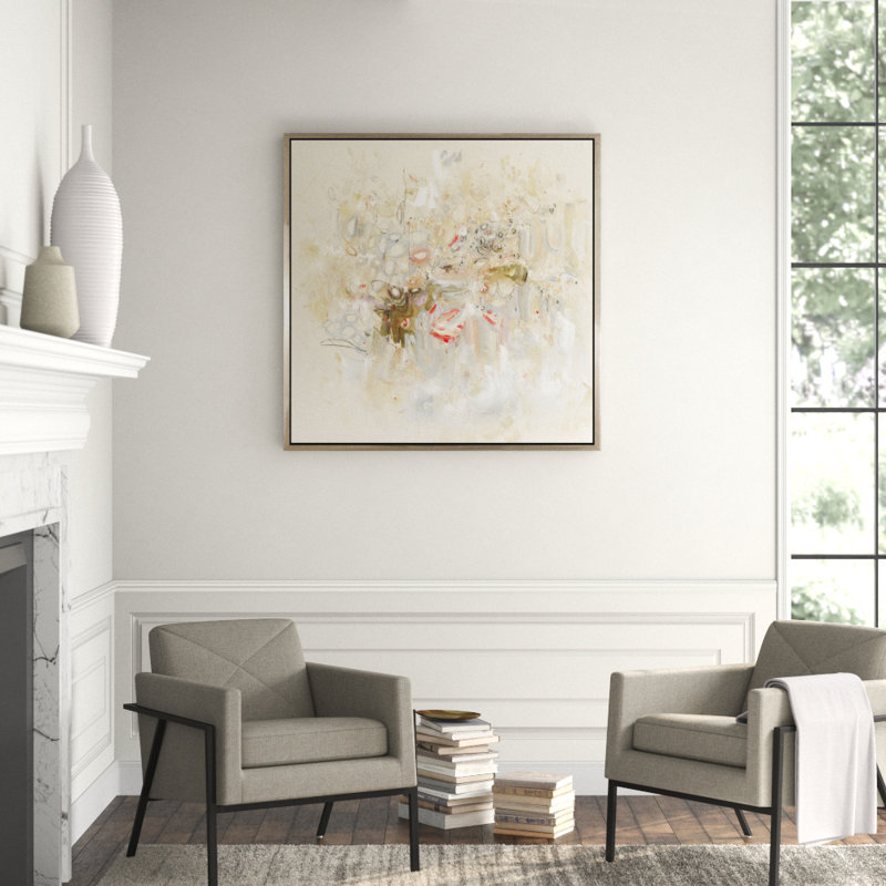 Calm Painting, Black Framed