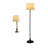 Floor & Table Lamp Set (Set of 3)