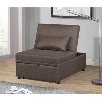 Doreeann Twin 31" Tufted Back Futon Chair