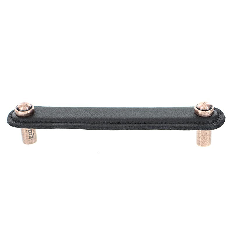 Sanzio 5'' Center to Center Bar Pull, Antique Copper, 5