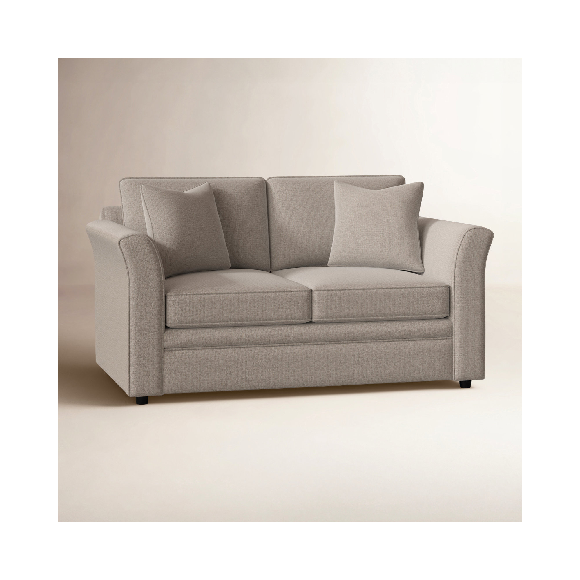 Northfield 62'' Upholstered Loveseat, Beige Performance Fabric; 0851-73