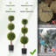 2PC plantes artificielles d'intérieur