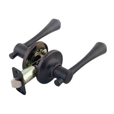Milliner Brushed Bronze Passage (Hall & Closet) Door Lever