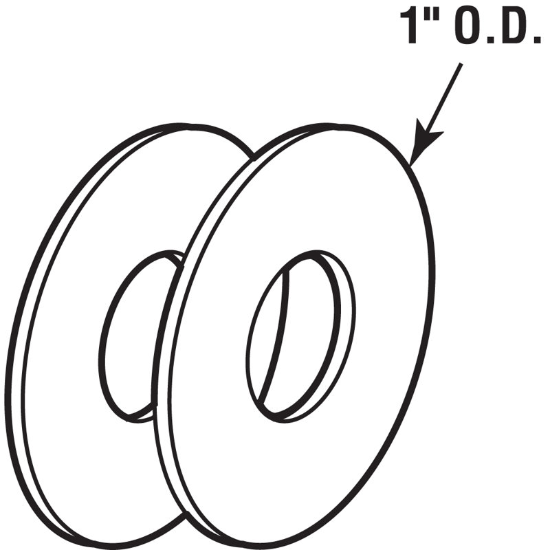 Prime-Line Shower Curtain Repair Discs