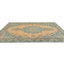 Tapis oriental unique de style pêche discret 7 pi 5 po x 11 po