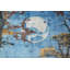 Tapis mystique paysage 6 x 8 avec scène enchantée au clair de lune