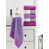 Rose / Mauve / Blanc est en rupture de stock