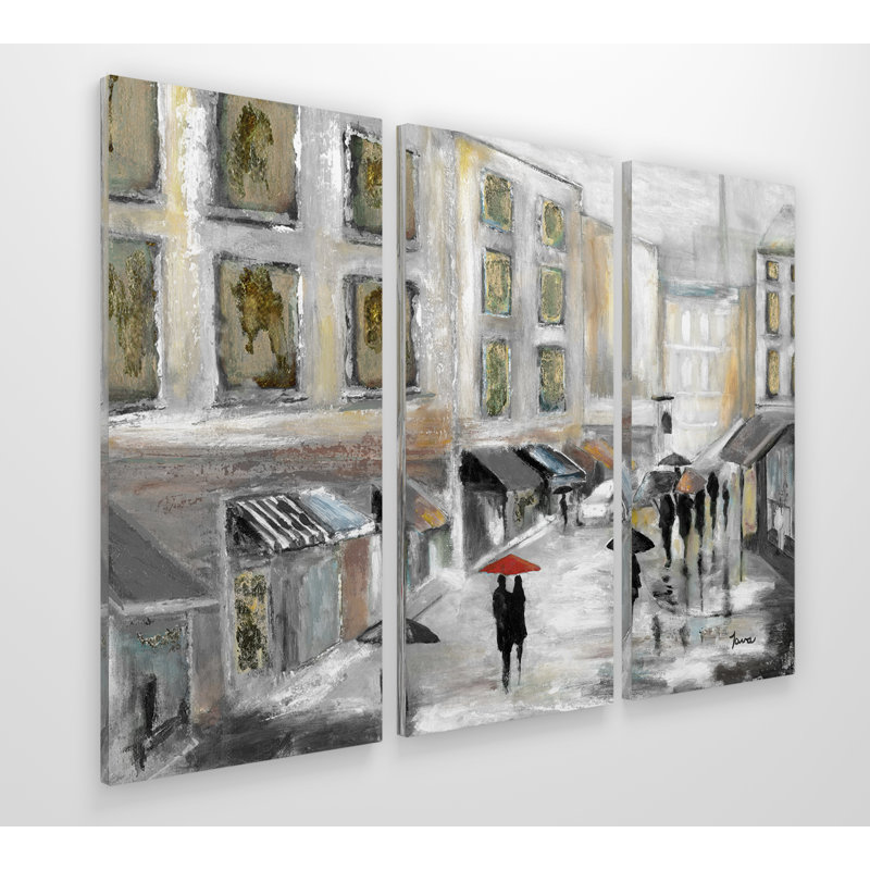 Marché du dimanche-multi-pièces sur toile tendue, H 24 po x l 36 po x P 1,5 po
