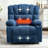 Reclining Chair with Heating and Vibration-1405239455