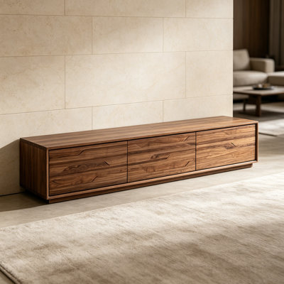 Luxury Minimalist Wood TV Stand