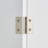 White Tall Storage Cabinet, Ideal For Bathroom,Office With Three Spacious Drawers