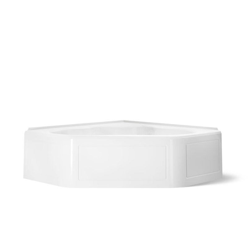 Baignoire de trempage 60 "x 60" Tercet, Blanc