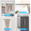 2 Pack Adjustable Tension Shower Curtain Rod No Drilling Required Spring Loaded Bathroom Window Doorway Closet Rod Durable Anti-Slip Design