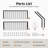 Wall Mounted Pot Rack Kitchen 30 Inch 2-Tier Wall Shelf with 12 Hooks-327262220