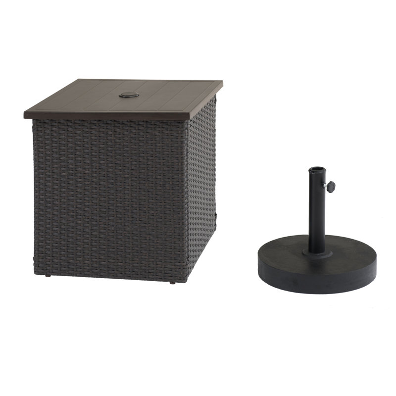19kg Free Standing Umbrella Base, Brown